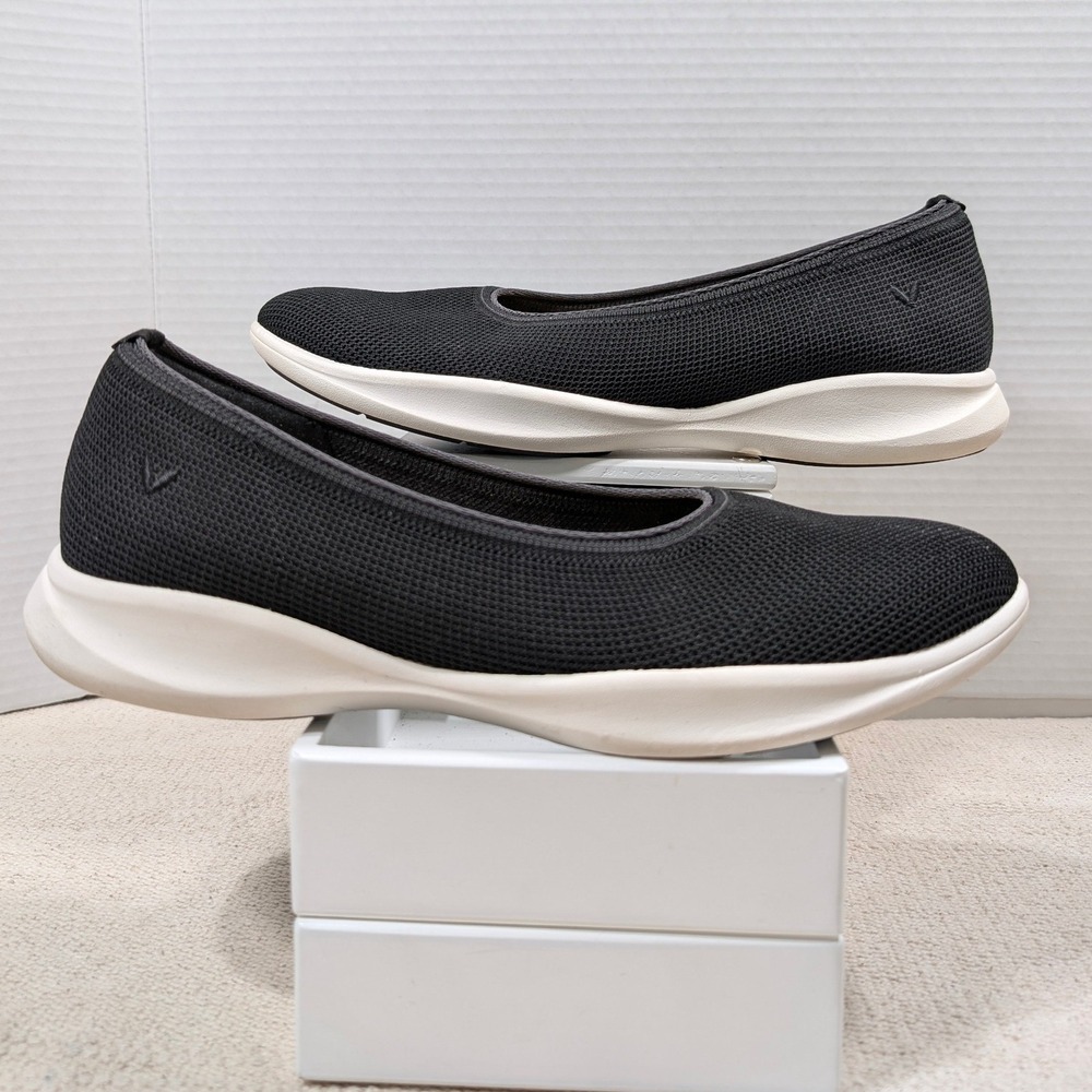 VIVAIA Walker Pro Hybrid Black Knit Slip On Flats Comfort Shoes EU 41.5 US 10 - Picture 5 of 8